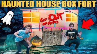 BOX FORT HAUNTED HOUSE!! 📦😱 Scariest Haunted House 3:00 Am Box Fort!