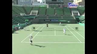 全日本ジュニアテニス選手権'09 U12 準々決勝 加藤・渋谷 VS 逸崎・上曽山