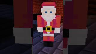 Santa Gives Me a Gift in Minecraft #santa #minecraft