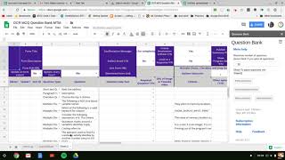 Using the Question Bank Menu with Form Maker Add-on for Google Sheets