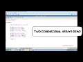 Arrays | 2d Arrays | Lab | Programming in C