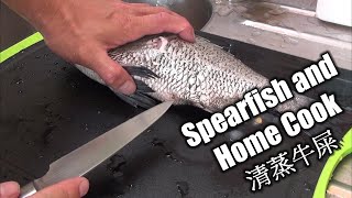 夜潛快跳  清蒸牛屎  Spearfish and Home Cook Black snapper