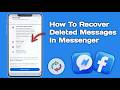 How To Recover Deleted Messages In Messenger (2026) | Restore Facebook Messenger Chats