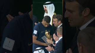 Kylian Mbappe wins the Golden Boot Award in FIFA Worldcup Qatar 2022 | No reaction 🥺😱