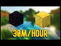 How to instantly mine obsidian and gold in HYPIXEL SKYBLOCK