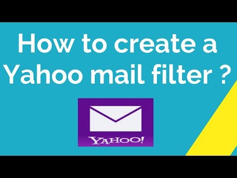 ¿Cómo crear un filtro de correo de Yahoo?