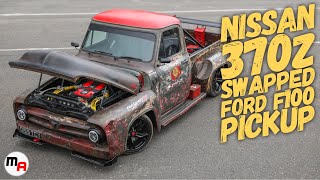 NISSAN 370Z SWAPPED FORD F100 RACE TRUCK - TRUE MEANING OF BUILT NOT BOUGHT