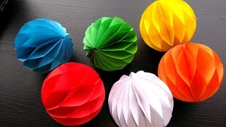 DIY Bola Decorativa de papel / Decoration ball paper