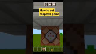 how to set respawn point