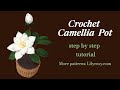 How to crochet flower pot / Lilyrosy