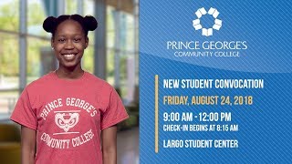 PGCC New Student Convocation: Fall 2018