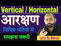 Vertical & Horizontal Reservation System | विभिन्न भर्तियों में | R K Vaishnav Sir