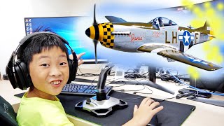 예준이의 비행기 장난감 조립놀이 게임플레이 전투기 박물관 여행놀이 Airplane Toy Assembly Game Play