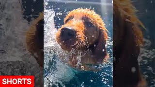 Puppy in the Pool!
