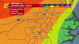 LIVE ABC11 RADAR | Parts of Triangle under Severe Weather Watch