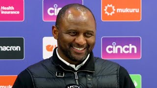 Patrick Vieira FULL post-match press conference | Crystal Palace 0-0 Liverpool