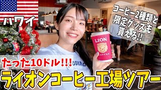 ハワイで大人気‼️みんな大好きライオンコーヒーの10ドル工場ツアーが凄いらしいので実際に行ってみた（コーヒー＆お土産付き‼️）