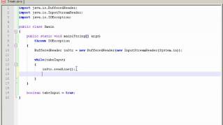 Java tutorial 5 - java input out (io) user input PART ONE (of 1)