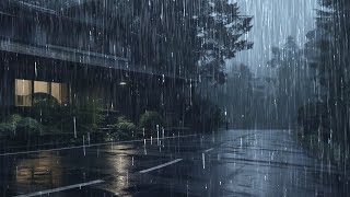 Heavy Thunderstorm Sounds | Rainstorm Sounds for Sleep, Studying or Relaxation | Nature White Noise