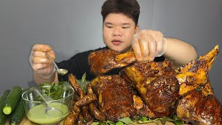 Má Heo Nướng Muối Ớt Chấm Nước Sốt Cay Kèm Rau Dưa Ngon Khó Tả | Dương Doubar