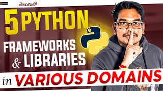 5 python frameworks and libraries in various domains