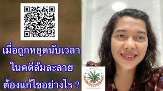 EP265:เมื่อถูกหยุดนับระยะเวลาล้มละลาย ต้องแก้ไขอย่างไร ?