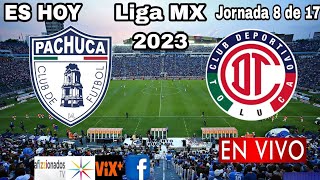 Pachuca vs. Toluca en vivo, donde ver, a que hora juega Pachuca vs. Toluca Liga MX 2023