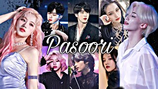 Pasoori // kpop mix hindi//multi fandom