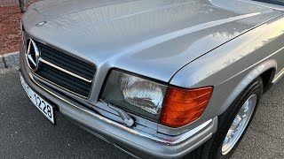 Highway drive video 1983 Mercedes-Benz 500SEC EURO 1/17/24