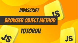 Javascript BOM (Browser Object Model) Tutorial