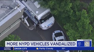 NYPD vehicles vandalized on Staten Island