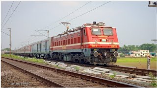 First LHB Run of 12514 Secunderabad SF Express Lead by SRC WAP-4 22879 moving towards Kishanganj