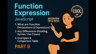 Master JavaScript Function: Function and Expressions with Pro Tips & Interview Secrets