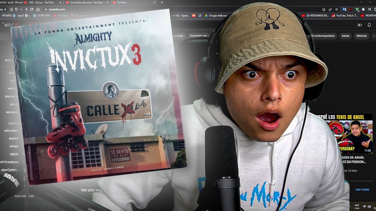 Reaccion Almighty Invictux 3 Tiraera Para Residente Calle 13