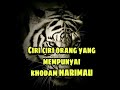 ciri ciri orang yang mempunyai khodam Harimau