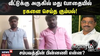 வீட்டுக்கு அருகில் மது போதையில் ரகளை செய்த கும்பல் | Crime Time