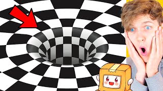 LANKYBOX Reacts To INSANE OPTICAL ILLUSIONS! (THESE WILL BLOW YOUR MIND!)
