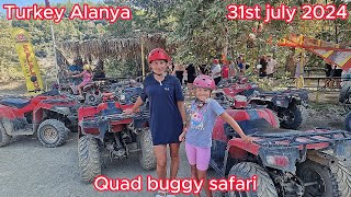 Quad buggy safari adventure Alanya, Turkey 31st July 2024