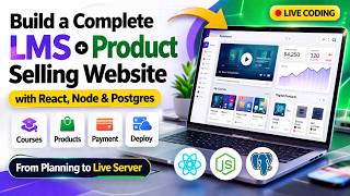 Build LMS + Product Selling Website using AI | React & Node Full Stack (Vibe Coding Full Course)
