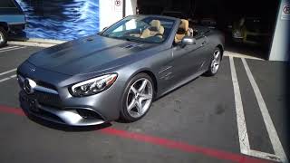 2020 Mercedes Benz SL550 test drive at Laguna Classic Cars