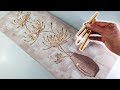 EASY Glue Gun Techniques You CAN'T MISS!! Chrysanthemum Art Piece | AB Creative Tutorial