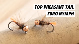 How To Tie Flashback Pheasant Tail Hot Tag Nymph// Top euro nymph fly tying tutorial