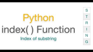 string function in python about find(), index(), isalpha(),isdigit(),isalnum() #python #coding #cod