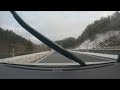 雪　米子道　ドライブ動画