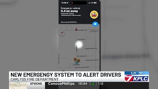 New emergency system to alert drivers of first responders