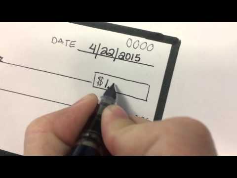 Should we write name on Cheque?