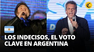 JAVIER MILEI y SERGIO MASSA cerraron sus campañas con la mira en los INDECISOS 🇦🇷 | El Comercio