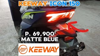 Keeway ICON 150 | Walk around | Matte blue | #keeway | #newbiemotovlogph