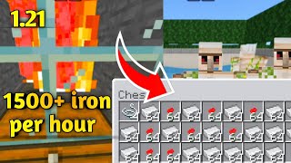 Ultimate Underground IRON FARM Guide -1500+iron per hour!! #minecraft