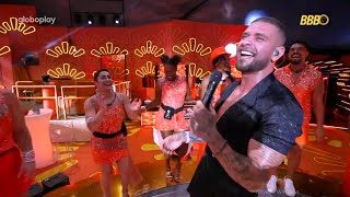 Diego Nogueira canta na festa do bbb25 Lindo 👍